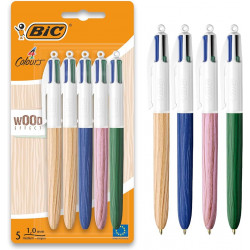 BIC 4 Colori Wood