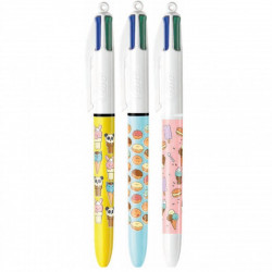 BIC 4 Colori Cute Food