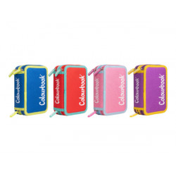 Astuccio 3 Zip Bicolor